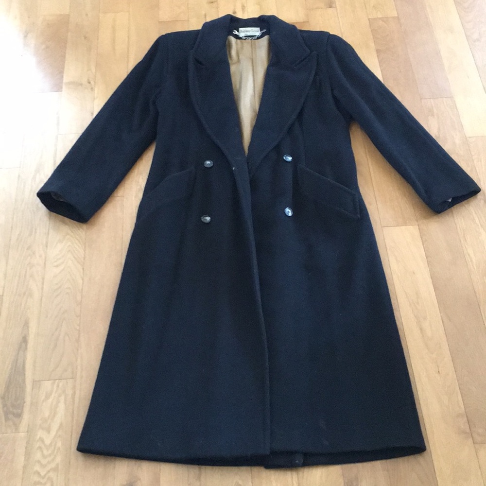 Female Black Extra Long Trench Coat